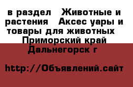  в раздел : Животные и растения » Аксесcуары и товары для животных . Приморский край,Дальнегорск г.